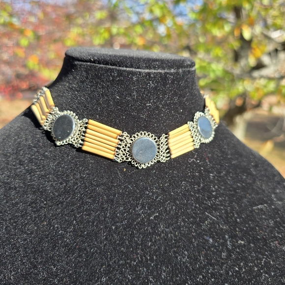 VTG Choker Metallic Tone & Wood - Picture 1 of 2